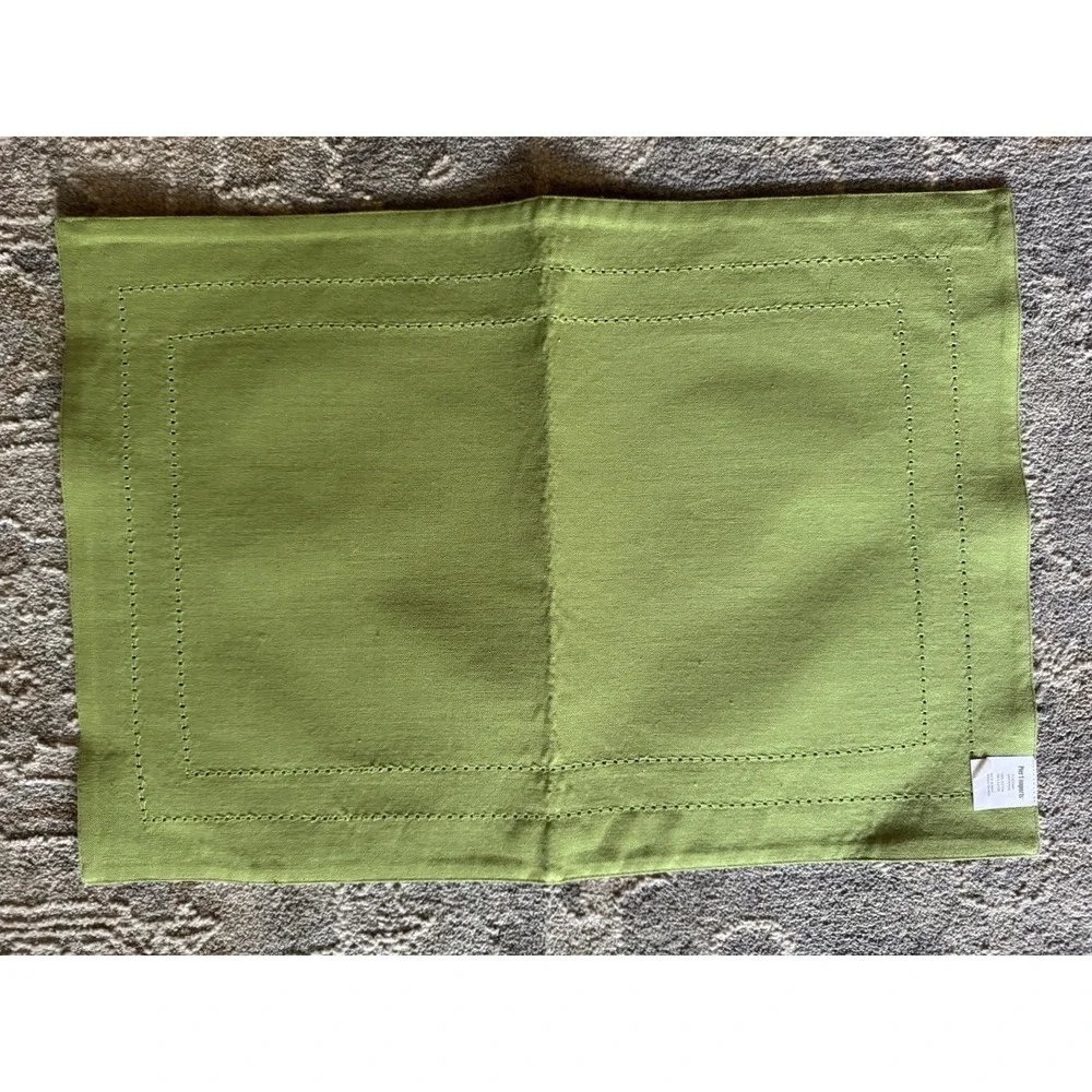 Pier 1 Imports Set Of Four Green Placemats